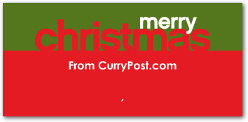 merry christmas from currypost
