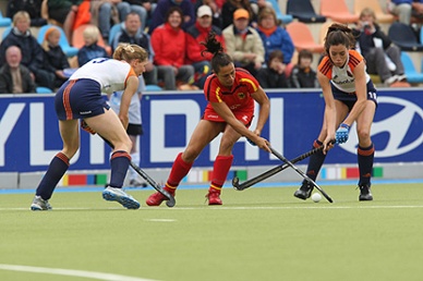 tina bachmann of germany at the 2008 champions trophy