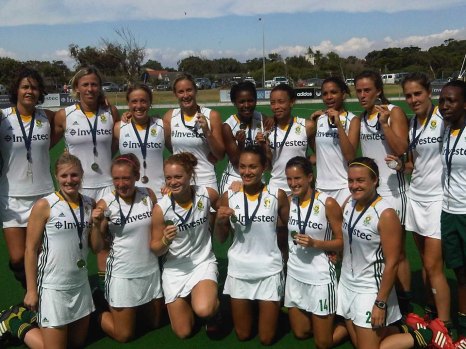 The South Africa women's hockey team win silver at the Investec Challenge Series in Cape Town